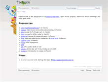 Tablet Screenshot of freelancis.net